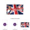 Königin 70. Jubiläum Elizabeth II Flagge Union Jack Wandteppich Premium Qualität Polyestermaterial 90*150cm