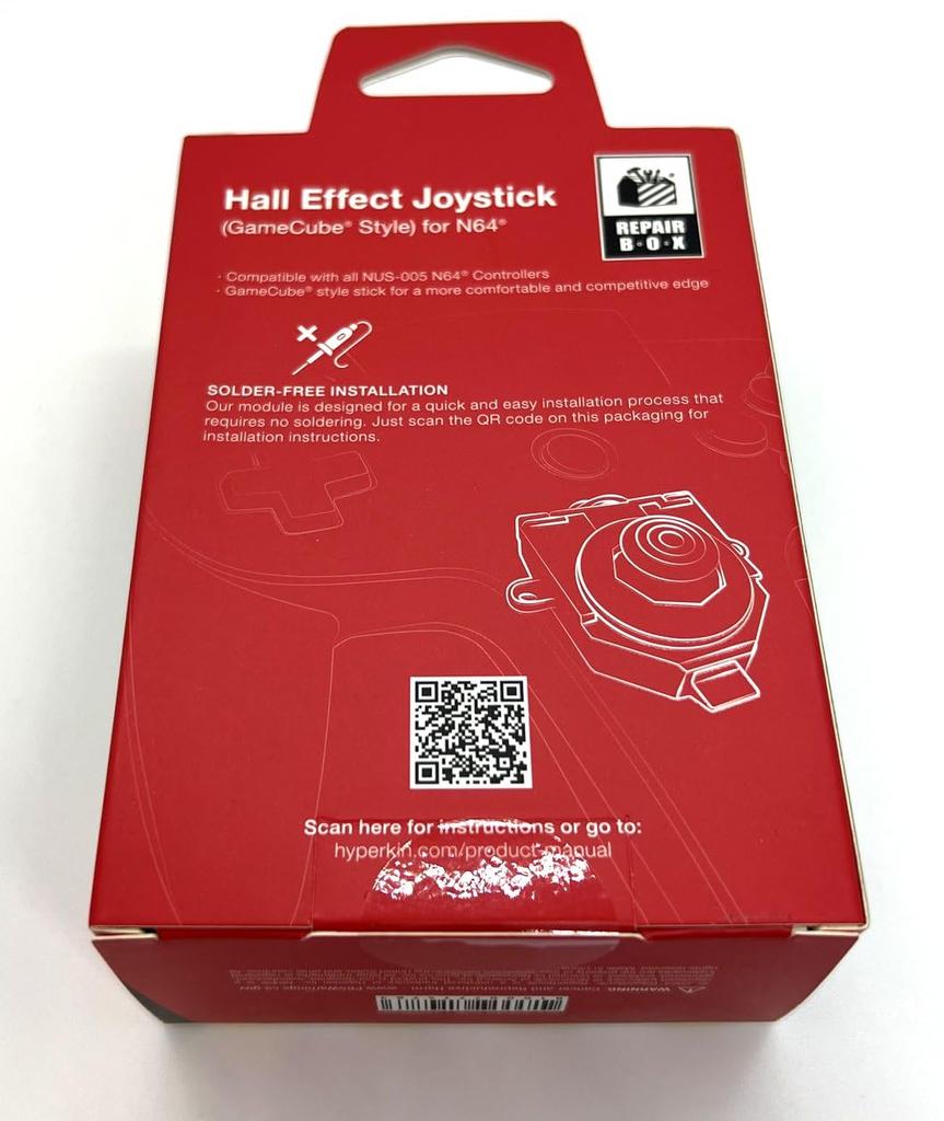 Replacement analog stick for N64 controller Effect (Hall joystick)