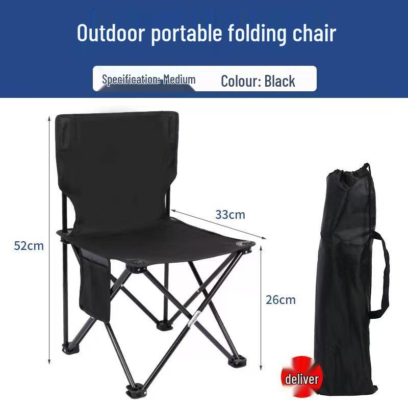 Portable Ultra-Light Outdoor Folding Chair/Stool for Camping & Fishing