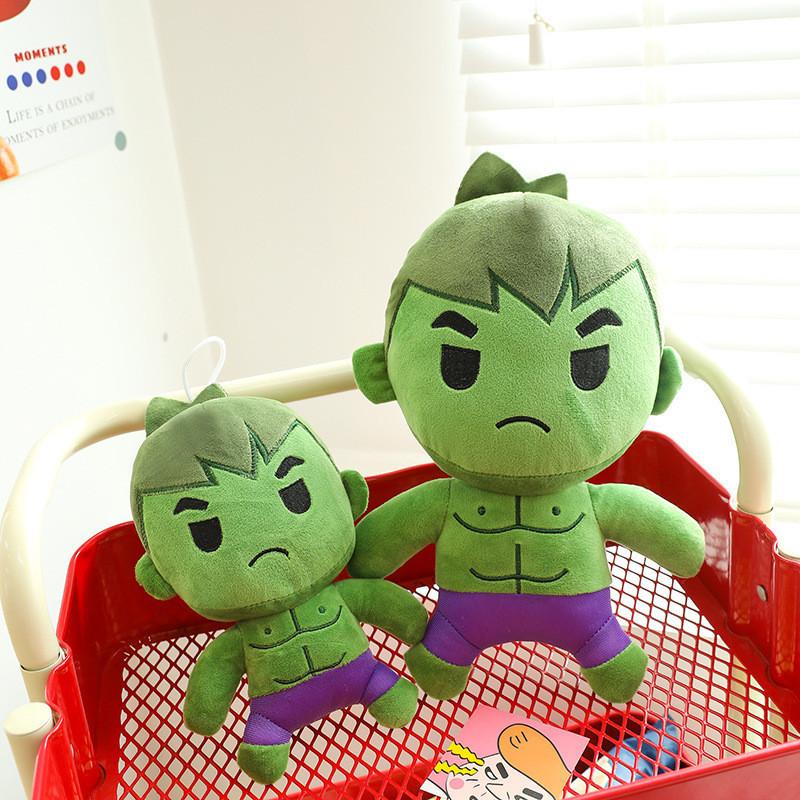 Cute Cartoon Toddler Hulk Plush Toy Pillow Boy's Comforting Stuffed Doll Gift For Friends 23cm)