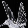 Hummingbird Hanging Ornaments Transparent Flying Birds with Hooks for Ceiling Decor Wedding Christmas Party Supplies