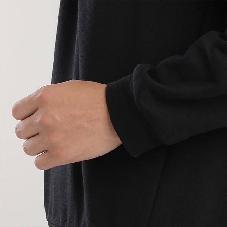 Adidas Sweatshirts Men's Black Crew Neck Moderate Regular GF0032