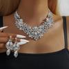 Belly Ballroom Silver [J's Select] Dance, Dance, Ladies, Party, Necklace, Earrings,