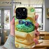 Phone Case: 2D flat design suitable for iPhone 18 17 16 15 14 13 Pro protective case, sunglasses little crocodile, perfect Christmas and Halloween hol