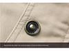 Men's Hooded Pure Cotton Washed Workwear Jacket - Autumn/Winter 2022 Collection