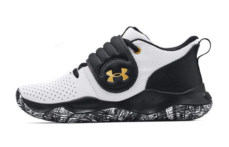 Under Armour Slip Resistant, Abrasion Resistant, Breathable Low top Children s Basketball Shoes 3024262-102 36.5