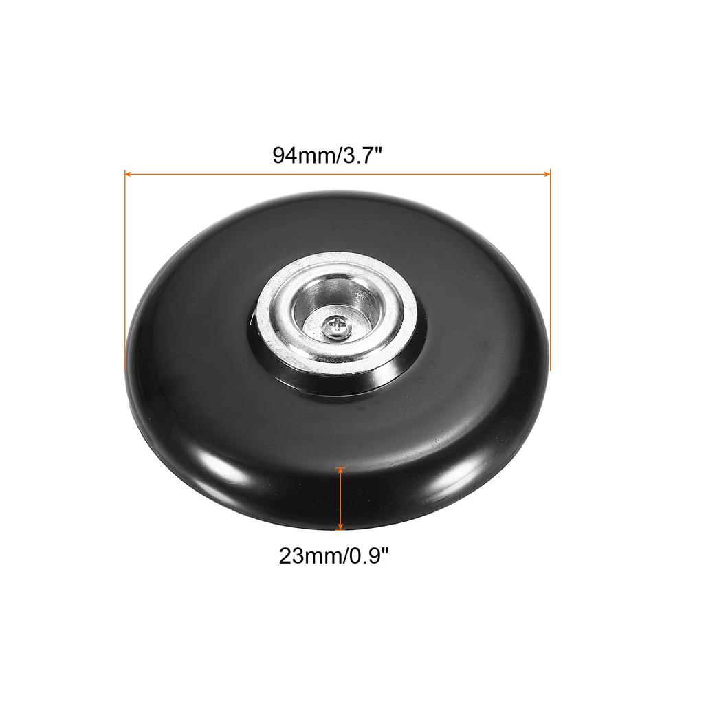 uxcell Cello Bass Lock Stop, Bass Round Endpin Stopper, Cello Anti-Slip Floor Stand Holder, BlackSilver, for Cello Non-Slip