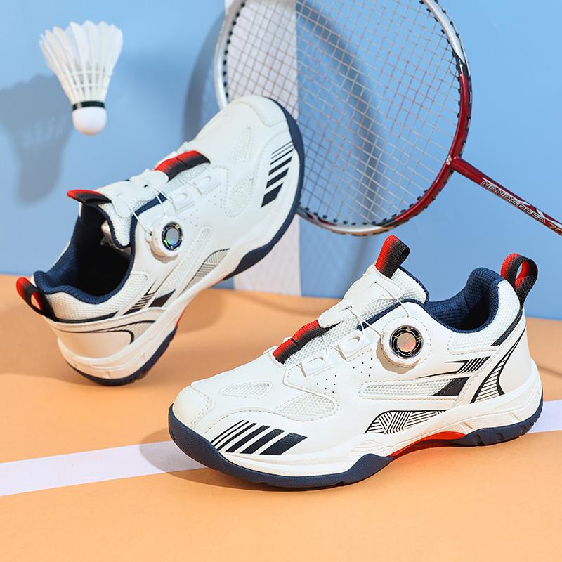 TUINANLE Leichte Kindersportschuhe, atmungsaktive Jungen und Mädchen, professionelle Badmintonschuhe, Fitnessstudio, Volleyball, Tennis, Fitness-Turnschuhe