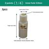 3Pcs 1/8",1/4" Plastic Venturi Mini Nozzle, 46550 Mini Eductor, Tank Mixing Mini Eductor,Venturi Spray Nozzle