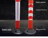 80cm Reflective Tumbler Warning Post - Removable Road Barrier Guardrail & Anti-collision Post