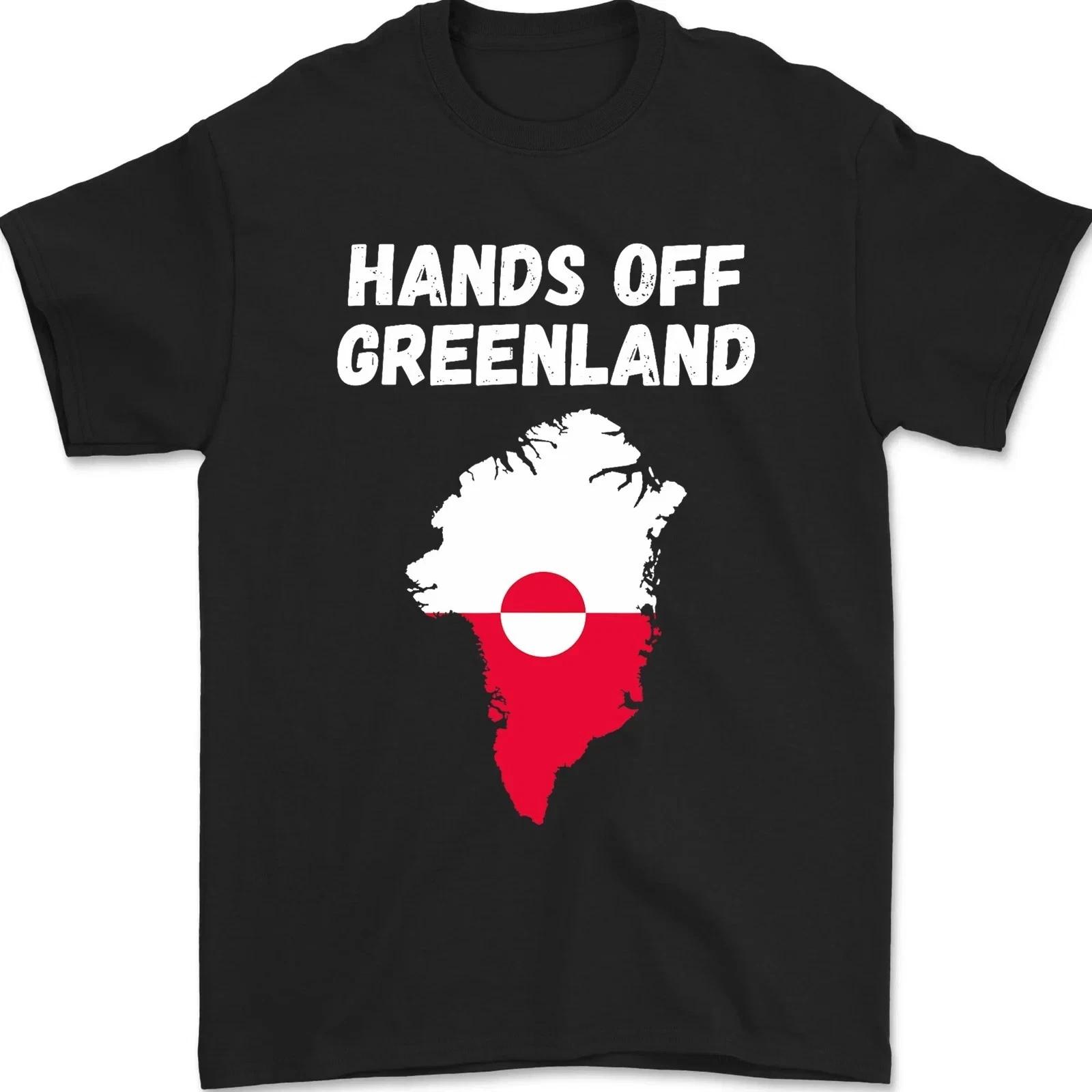 Hands Off Greenland, Greenland Is Ours, Greenlandic Pride, Greenlandic Flag Tee 2XL
