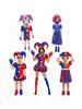 Pomni Cosplay Costume The Amazing Digital Circus Jester Clown Outfit for Halloween