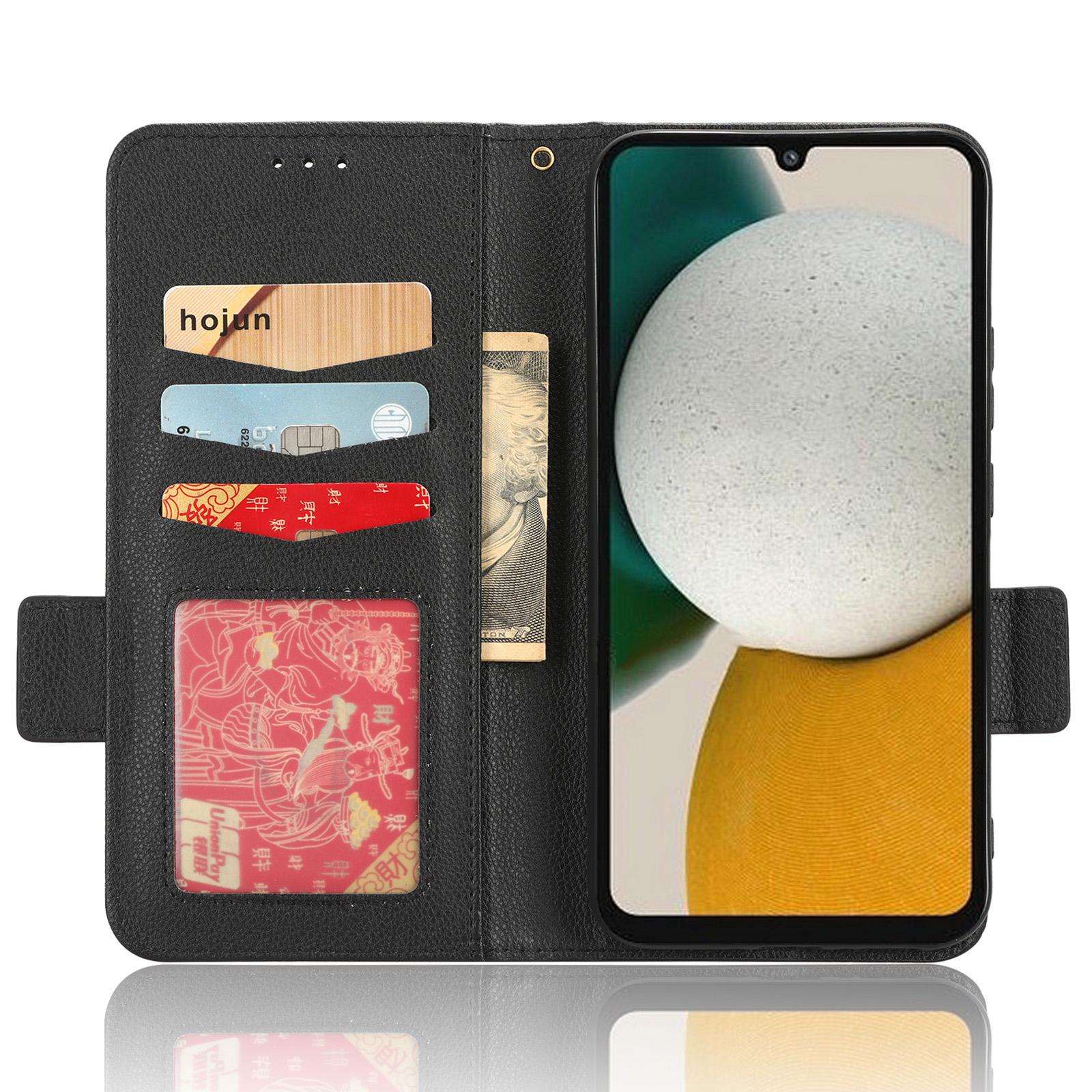 

Cell Phone Case for Samsung Galaxy A34 5G,Litchi Texture Shockproof Flip Leather Phone Cover with Wallet Stand Red