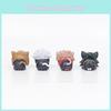 Cute Jujutsu Kaisen Cat Ear Resting Models Blind Box Pvc Figurine Series