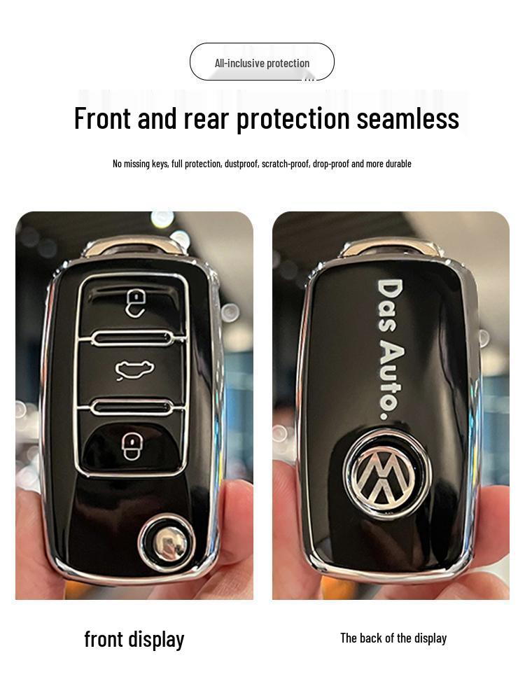 2023 Volkswagen Key Case for Polo, Bora, Tayron, Sagitar, Passat – Full Coverage Unisex Design
