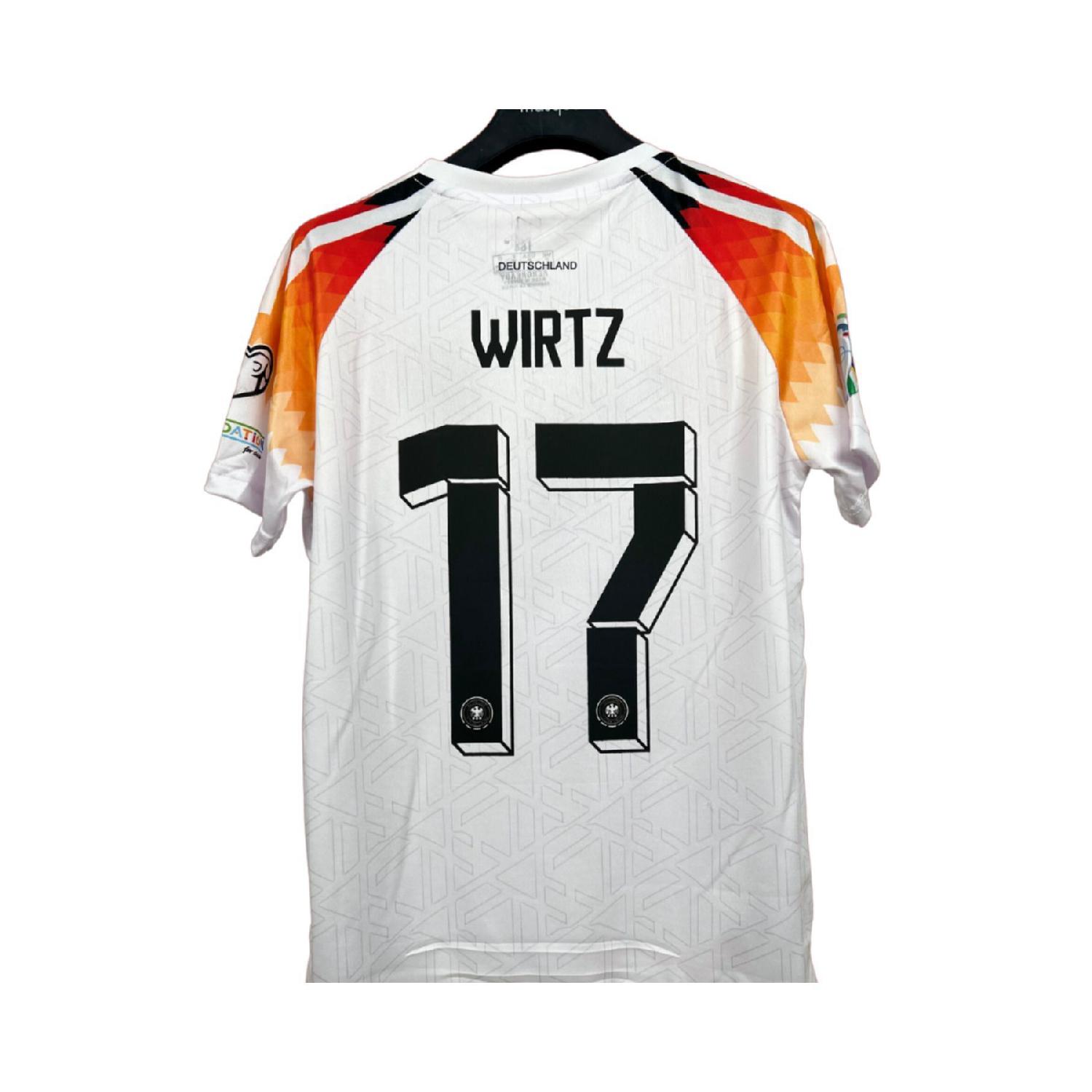 

Germany F. Wirtz White Adult Football Shirt S чистый