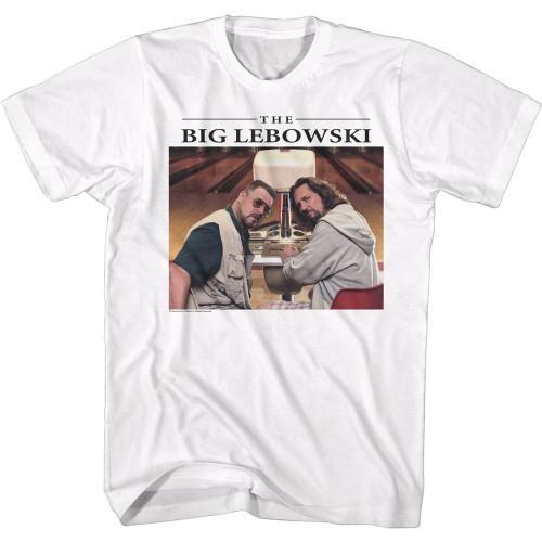 The Big Lebowski Simple Dudes White Adult TShirt Unisex T-Shirt S
