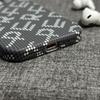 Applicable To IPhone17promax Carbon Fiber Pattern Mobile Phone Case Apple 16 Metal Lens Frame PC Ultra Thin Protective Case