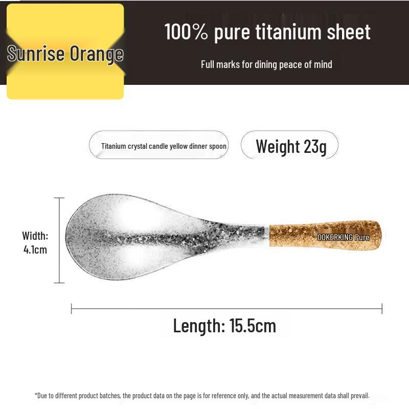 COOKER KING 100% Pure Titanium Spoon