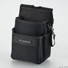 Takagi Small Waist Easy to for Small Items and Tool Tool Storage Pouch, 2-Drawer, Cut-Resistant, Abrasion-Resistant, Shape-Retaining, Use, Durable,