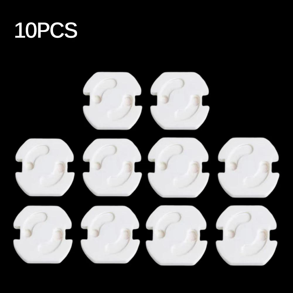 10/1Pcs EU Power Socket Covers Anti Electric Shock Cover Child Safety Guard Protection Socket Plugs Protector Switch Dust Covers