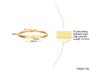 A Variety Of Children'S Curved Brand Stainless Steel Gold Bracelet Women, Fashionable Personality Can Be Engraved 798