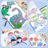 Thick Paper Coloring Sheets for Markers 2PCS Children Book, with 30 Pages, Drawing And Sketching Creative Activity Book Art Supplies, Portable
