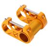 Folding Bike Handlebar 25.4MM Stem Aluminum Alloy Hollow SP8 Modified Double StemGold