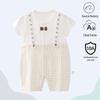 Antibacterial Summer Short-Sleeve Newborn Cotton Bodysuit