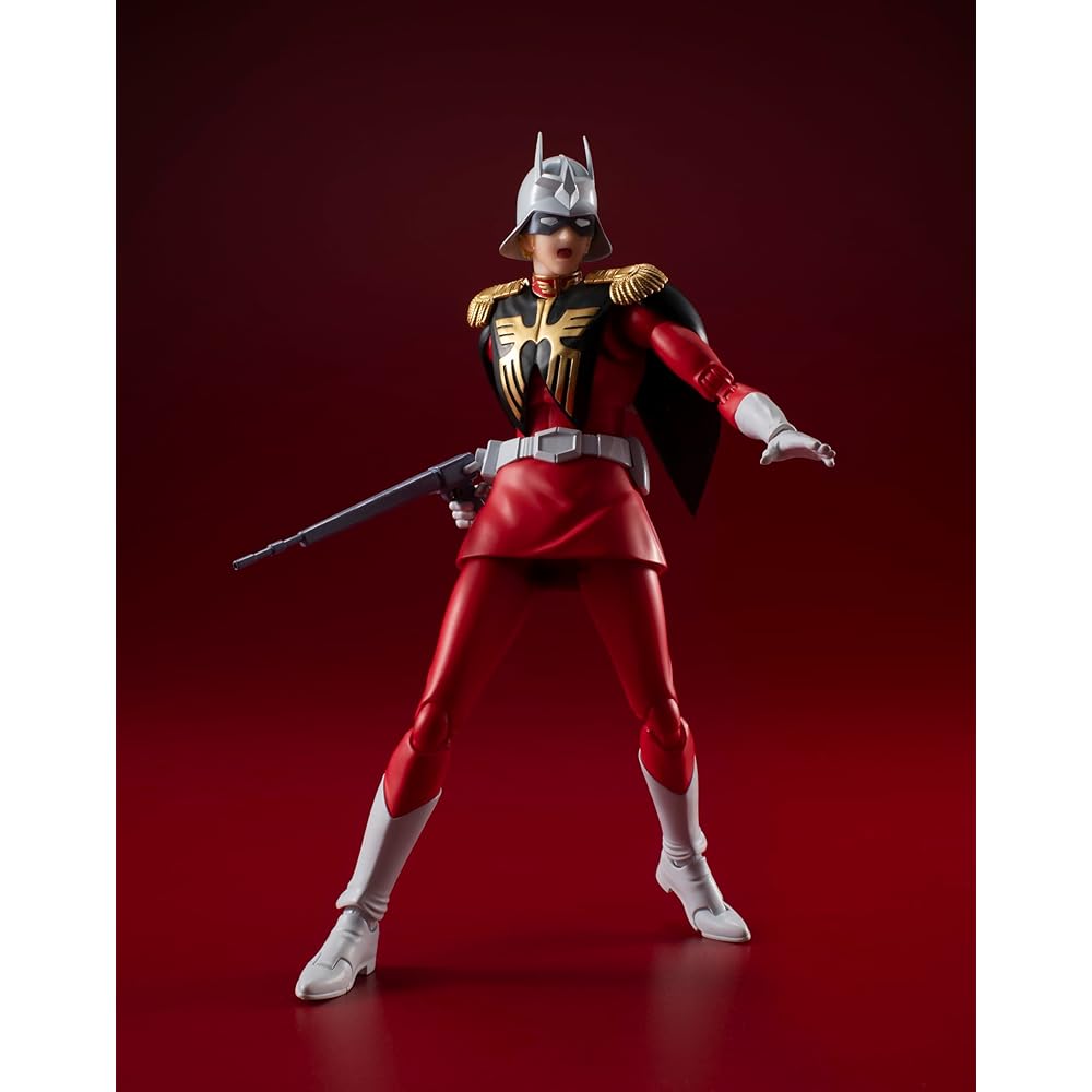 TAMASHII NATIONS S.H. Figuarts Mobile Suit Gundam Char Aznable 155mm PVC ABS Painted Action Figure