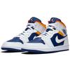 Air Jordan 1 Mid 'White Deep Royal Blue' Jordan 554724-131