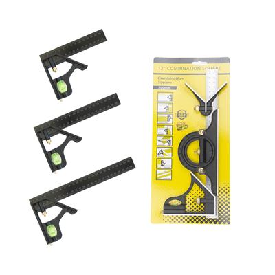 Combination Circle Center Angle Ruler Square Protractor Mobile Angle Ruler Adjustable Sliding Square Ruler Measure Tool
