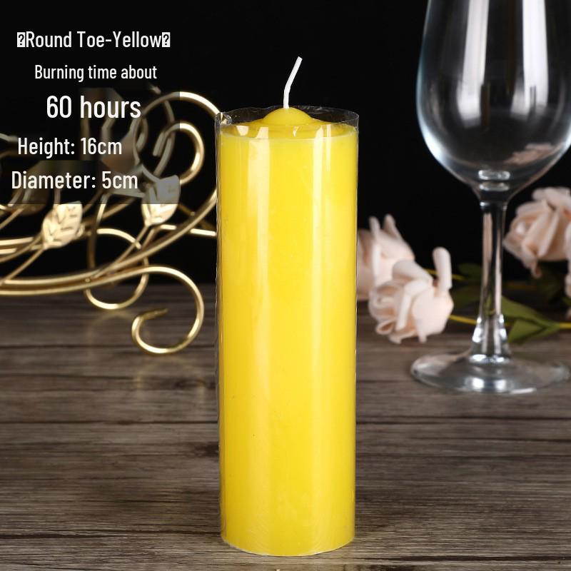 Odorless Paraffin Candle for Power Outages – Long-Burning, Smokeless with Grand Hotel Fragrance for Disaster Prevention