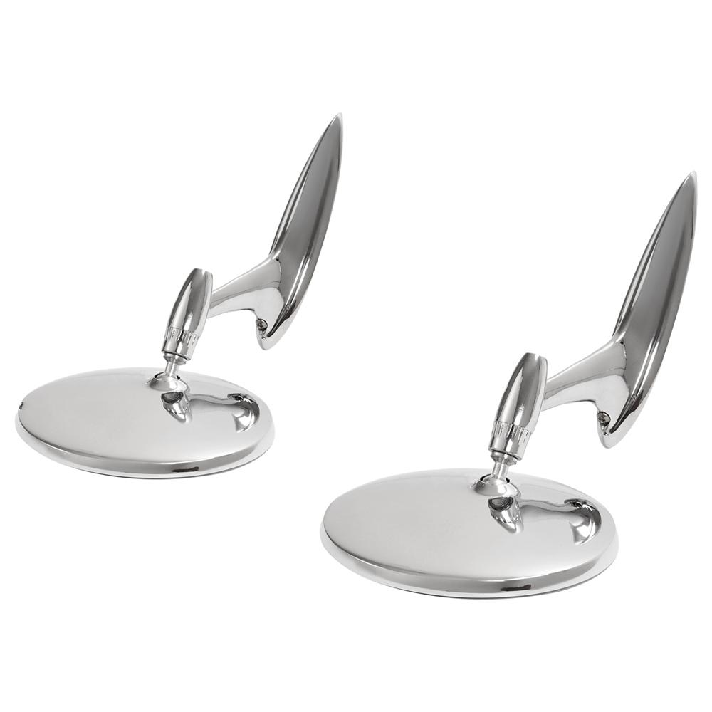 Chrome Steel Mirror for Chevrolet Corvair Nova 62-65