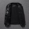 Chinese Size Heavy Motorcycle Jacket Natural Cowhide Leather Top Layer Causal Vintage Retro Moto Suit Leather Coat Winter