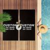 1pc Personalized Beach Towel, Custom Photo Durable for Swimming, Pool, Travel, Modern Design, Perfect Gift for  Beach Lovers
