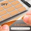 DIY Craft Labels for Storage Self-Adhesive Cork Labels, Waterproof Stickers with Retro Wood Texture, Small Crafts Removable Writable Tags Jars