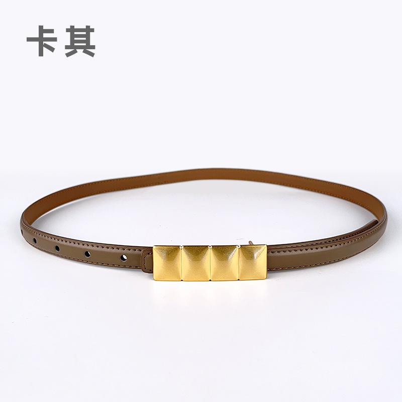 Genuine Leather Women'S Belt Retro Two-Layer Cowhide Belt With Jeans Casual Pants Belt Women'S Model