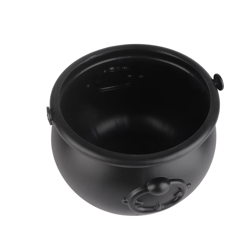 Halloween Cauldron Mist Maker 12 LEDs Horror Style Silver Halloween Mist Maker Decorations for Party