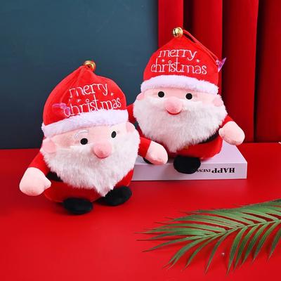 Cute Santa Claus Plush Toy 8 Inch Grab Machine Doll Doll Christmas Gift for Children's Dolls