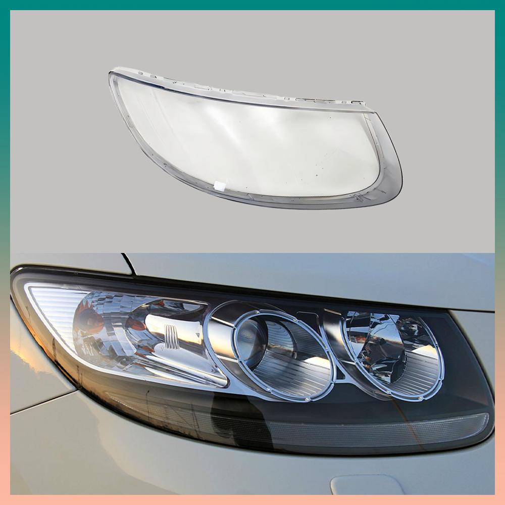 For Hyundai Santa Fe 2008 2009 2010 2011 2012 Front Headlamp Cover Headlight Shell Lampshade Plexiglass Replace Original Lens