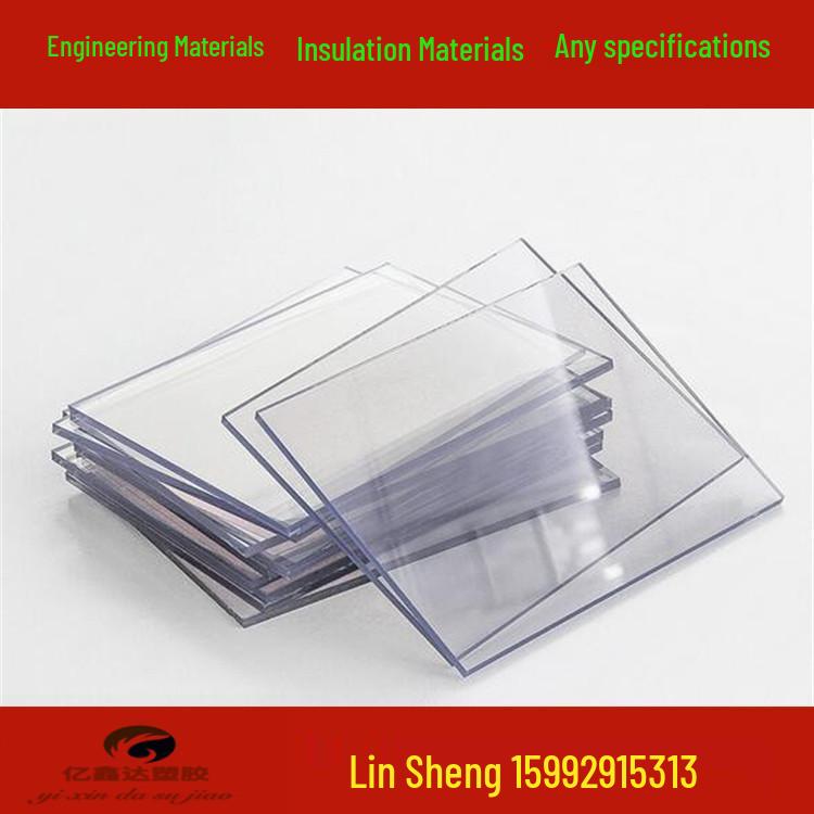 Polycarbonate Sheet & Rod: Transparent & Blue Solid, Black & Clear Durable PC Board