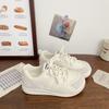 2025 Herbst neue vielseitige lässige Sport-Board-Schuhe Damen koreanische Version Nischendesign Plateau weiße Schuhe ins trendy