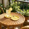 1/2Pcs Vivid Hand Crochet Lemon Cup Mat Waterproof Coffee Coaster Fruit Shaped Desktop Tableware Storage Holder