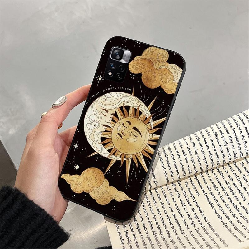 Moon And Sun Phone Case For Xiaomi Redmi Note 13 12 Pro 11S 11 10 Pro 10S 12S Redmi 10 9C 13C