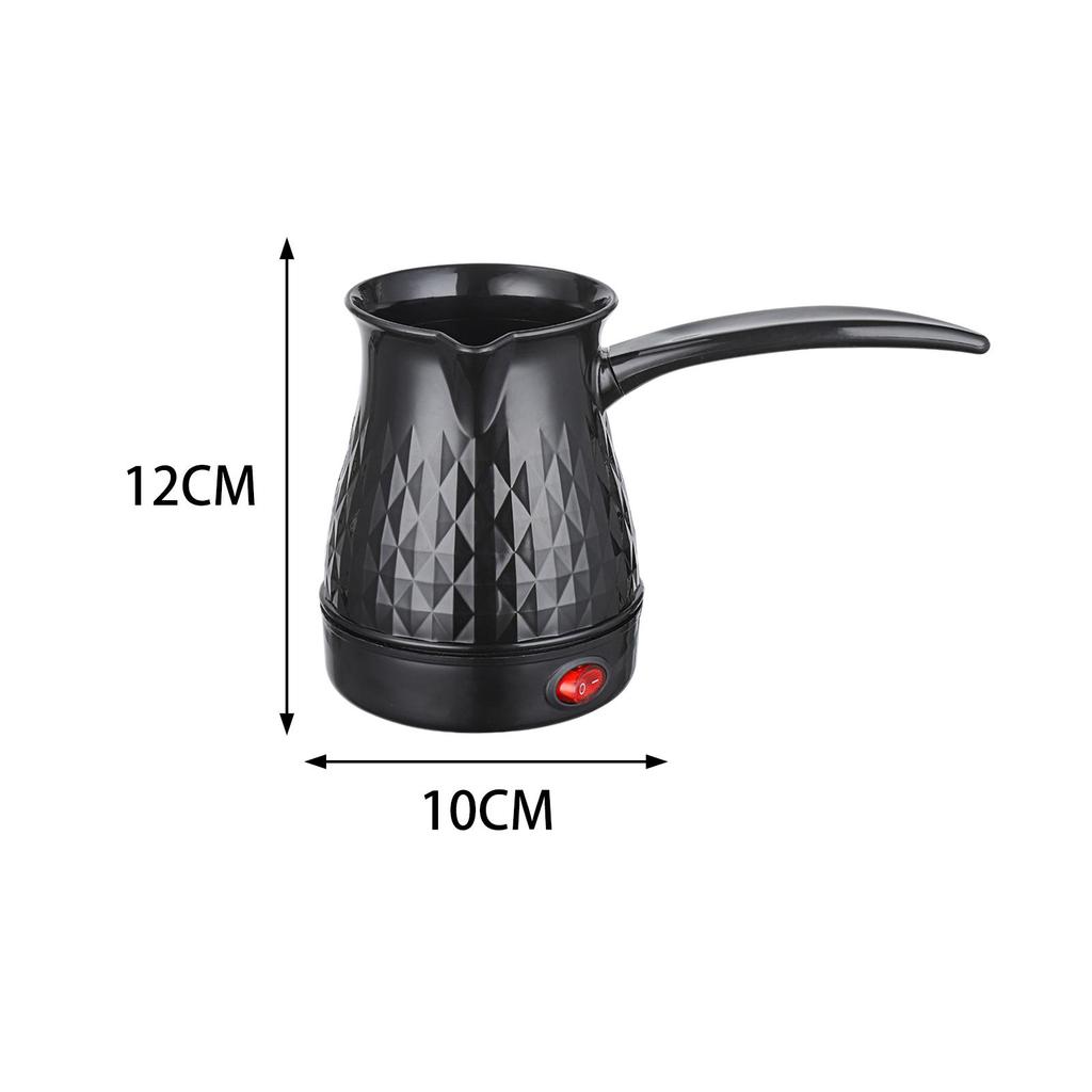Electric Turkish Coffee Pot Multifunctional Tea Kettle 500ml Turkish Coffee Maker Pot for Restaurant Outdoor Travel Home Kitchen