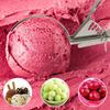 Plastic Handle Ice Cream Ball Scoop Stainless Steel Fruit Scoop Ice Cream Digger  Watermelon