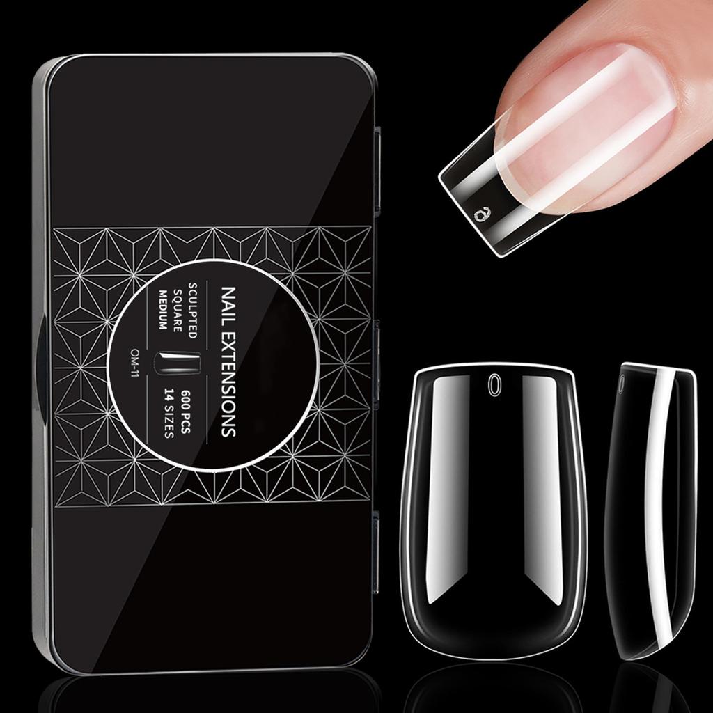 Soft Gel Nail Tips Long Lasting and Natural Looking Nail Tips for Beautiful Manicure for Women Girls