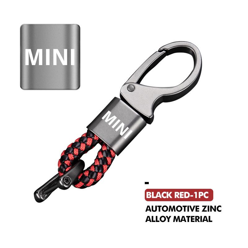 

Short Leather Lady Car Keychain Men s Business Keyring Buckle For MINI JCW F54 F55 F56 F60 R50 R52 R53 R56 R57 R58 R60 CLUBMAN