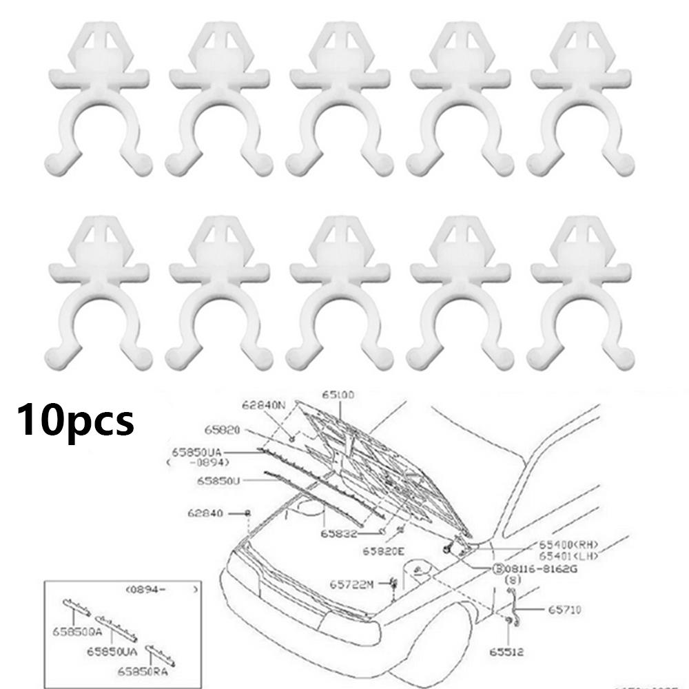 

10x Hood Rod Clips for Nissan